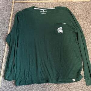 Colosseum Michigan State Spartans Long Sleeve Pocket T-Shirt XXL
